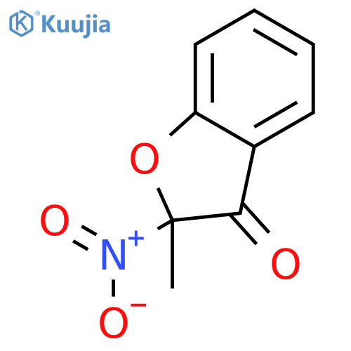 3(2H)-Benzofuranone, 2-methyl-2-nitro- structure