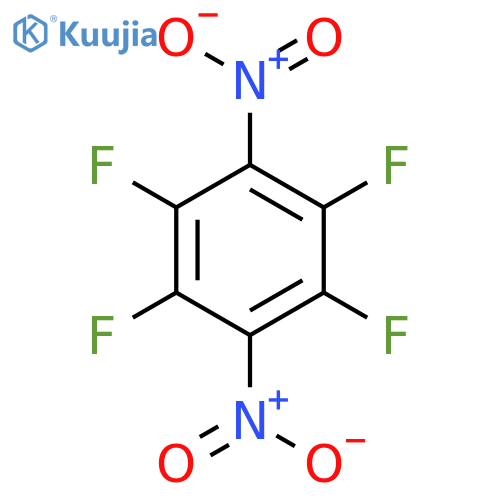 Benzene, 1,2,4,5-tetrafluoro-3,6-dinitro- structure