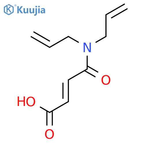 2-Butenoic acid, 4-(di-2-propenylamino)-4-oxo-, (Z)- structure
