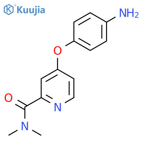 4-(4-Aminophenoxy)-N,N-dimethylpyridine-2-carboxamide structure