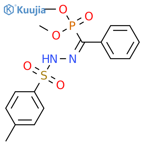 Benzenesulfonic acid,4-methyl-, 2-[(dimethoxyphosphinyl)phenylmethylene]hydrazide structure