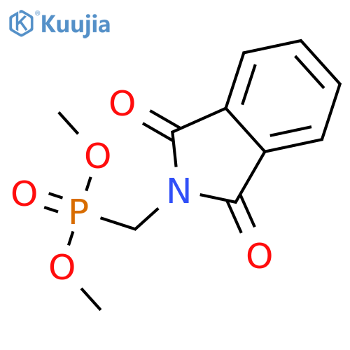 Phosphonic acid,P-[(1,3-dihydro-1,3-dioxo-2H-isoindol-2-yl)methyl]-, dimethyl ester structure