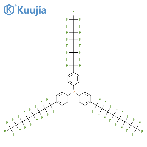 Phosphine,tris[4-(1,1,2,2,3,3,4,4,5,5,6,6,7,7,8,8,8-heptadecafluorooctyl)phenyl]- structure