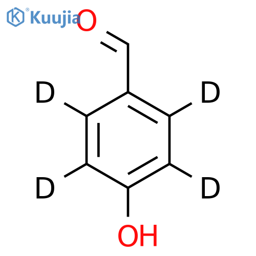 4-Hydroxybenzaldehyde-d4 structure