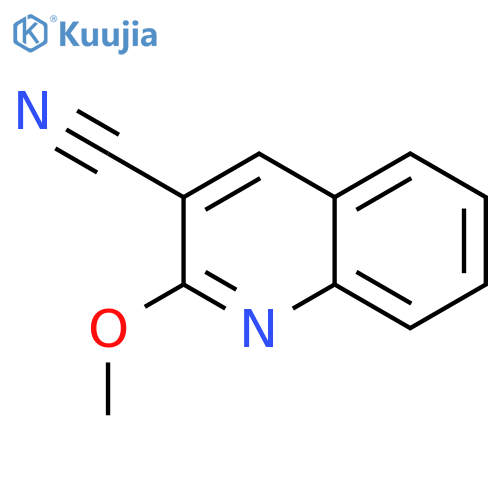 3-Quinolinecarbonitrile, 2-methoxy- structure