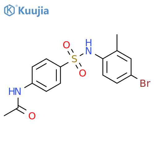 4'-(4-Bromo-2-methylphenylsulfamoyl)acetanilide structure
