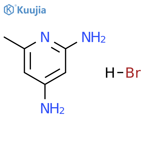 6-Methylpyridine-2,4-diamine hydrobromide structure