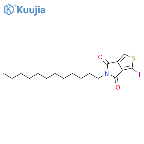 5-Dodecyl-1-iodo-4H-thieno[3,4-c]pyrrole-4,6(5H)-dione structure