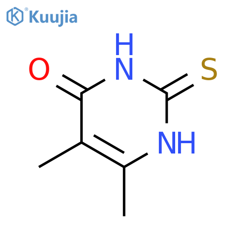 5,6-dimethyl-2-sulfanylpyrimidin-4-ol structure
