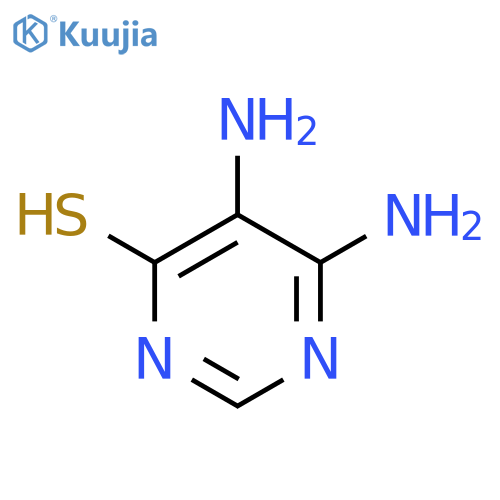 4,5-Diamino-6-mercaptopyrimidine structure