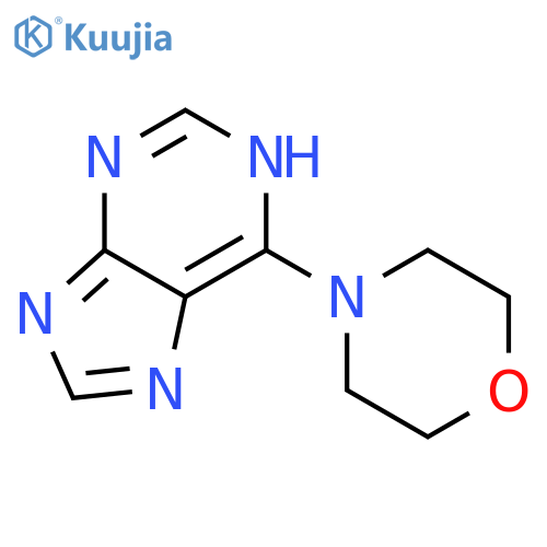 6-(morpholin-4-yl)-9H-purine structure