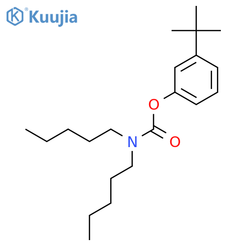 Carbamic acid,dipentyl-, 3-(1,1-dimethylethyl)phenyl ester (9CI) structure
