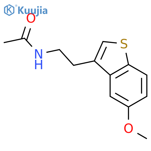 Acetamide,N-[2-(5-methoxybenzo[b]thien-3-yl)ethyl]- structure