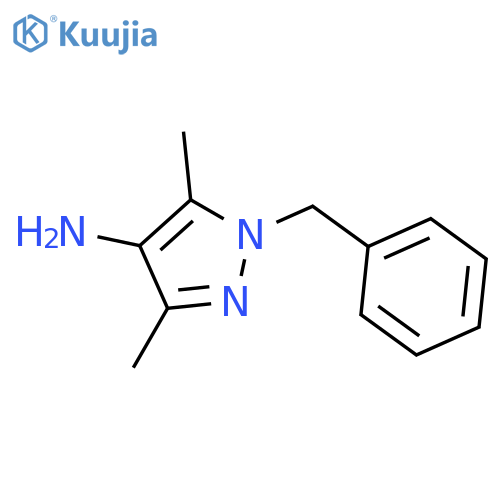1-Benzyl-3,5-dimethyl-1H-pyrazol-4-amine structure