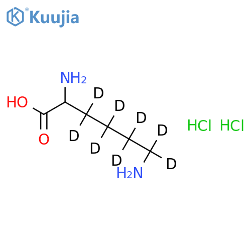 DL-Lysine-3,3,4,4,5,5,6,6-d8 2HCl structure