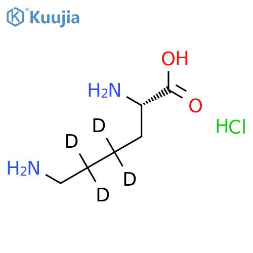L-Lysine-4,4,5,5-d4 Hydrochloride structure