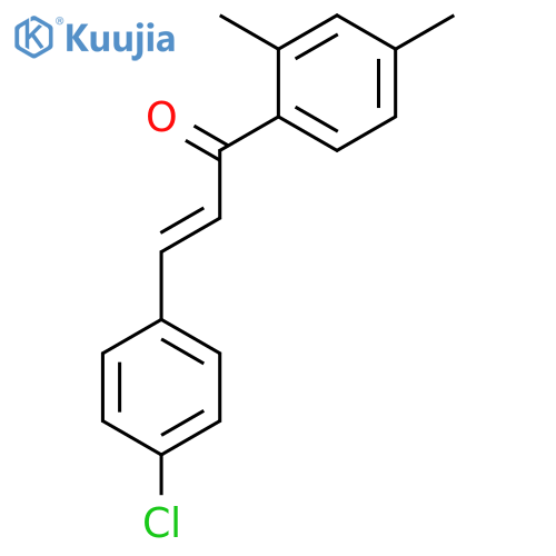 2-Propen-1-one, 3-(4-chlorophenyl)-1-(2,4-dimethylphenyl)- structure