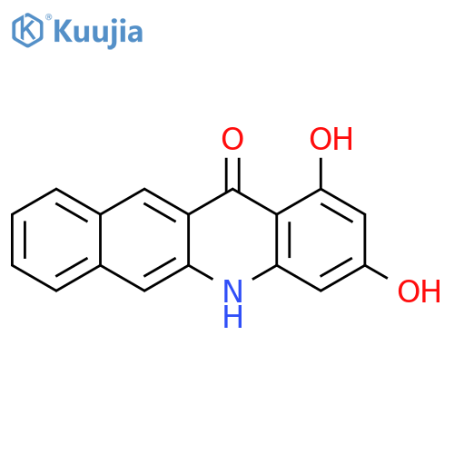 Benz[b]acridin-12(5H)-one, 1,3-dihydroxy- structure