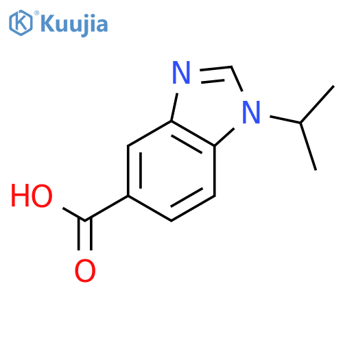1-Isopropyl-1H-benzoimidazole-5-carboxylic Acid structure