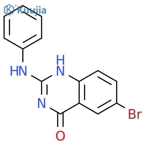 6-Bromo-2-(phenylamino)quinazolin-4(3H)-one structure