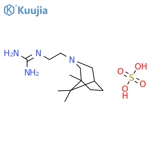 2-[2-(1,8,8-trimethyl-3-azabicyclo[3.2.1]oct-3-yl)ethyl]guanidine sulfate (1:1) structure