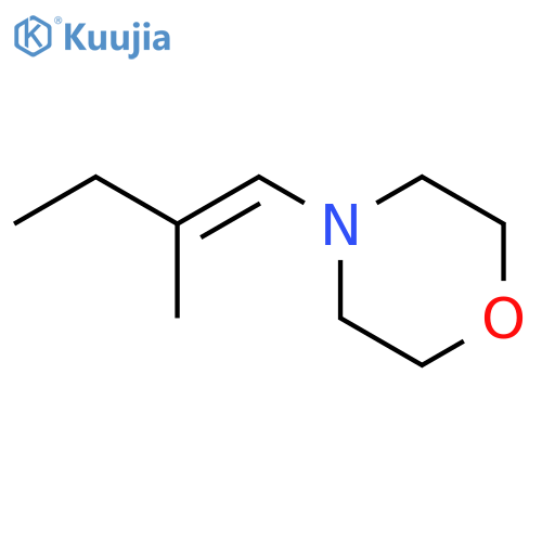 Morpholine,4-(2-methyl-1-buten-1-yl)- structure