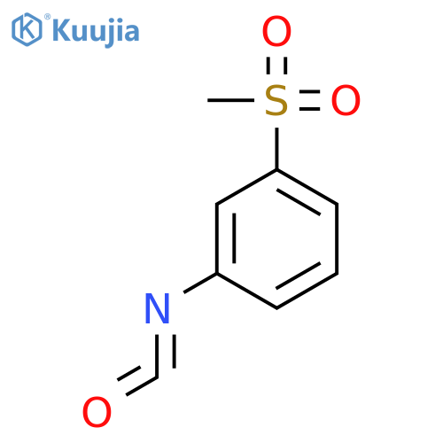 1-isocyanato-3-methanesulfonylbenzene structure