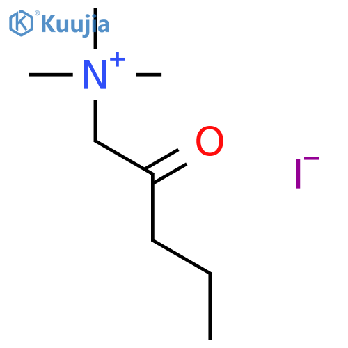 1-Pentanaminium,N,N,N-trimethyl-2-oxo-, iodide (1:1) structure