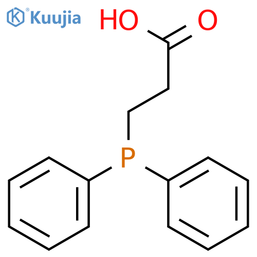 Propanoic acid, 3-(diphenylphosphino)- structure