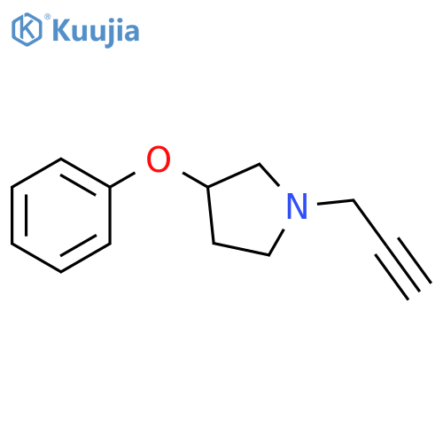 3-PHENOXY-1-(2-PROPYNYL)-PYRROLIDINE structure