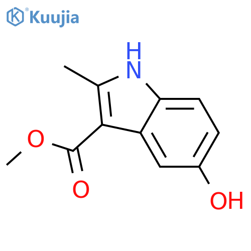 Methyl 5-hydroxy-2-methyl-1H-indole-3-carboxylate structure