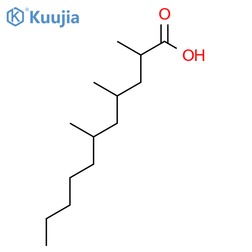Undecanoic acid,2,4,6-trimethyl- structure