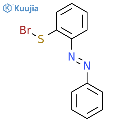Benzenesulfenylbromide, 2-(phenylazo)- (9CI) structure