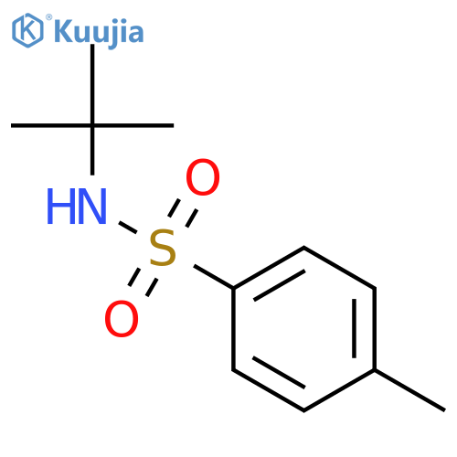 Benzenesulfonamide,N-(1,1-dimethylethyl)-4-methyl- structure