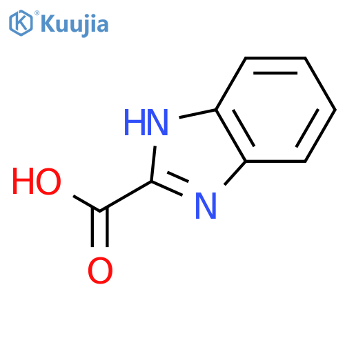 1H-1,3-benzodiazole-2-carboxylic acid structure