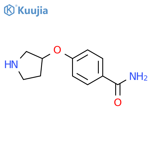 4-(Pyrrolidin-3-yloxy)benzamide structure
