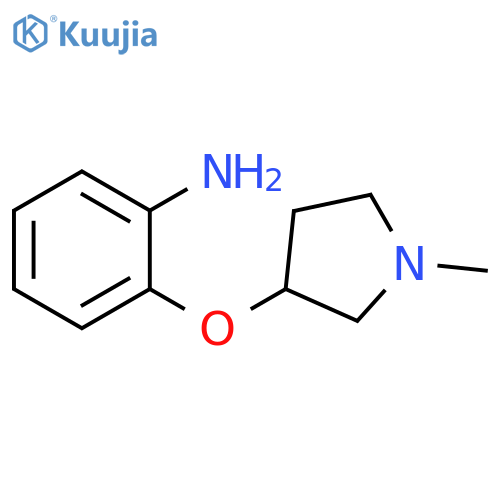 3-(O-AMINOPHENOXY)-1-METHYL-PYRROLIDINE structure