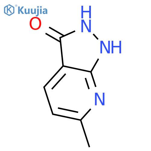 1,2-dihydro-6-methyl-3H-Pyrazolo[3,4-b]pyridin-3-one structure