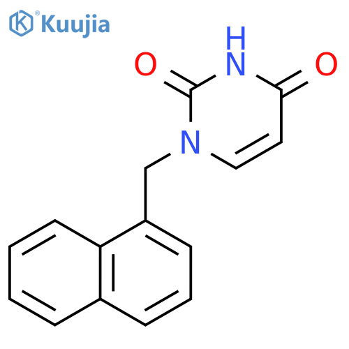 2,4(1H,3H)-Pyrimidinedione, 1-(1-naphthalenylmethyl)- structure