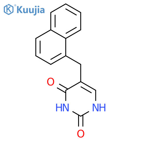 2,4(1H,3H)-Pyrimidinedione,5-(1-naphthalenylmethyl)- structure
