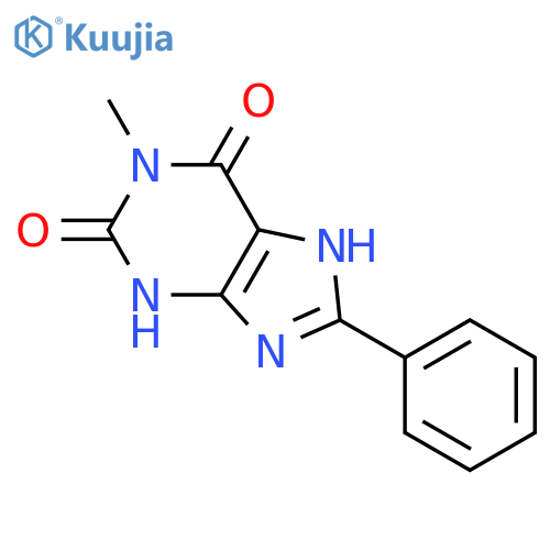 1H-Purine-2,6-dione,3,9-dihydro-1-methyl-8-phenyl- structure