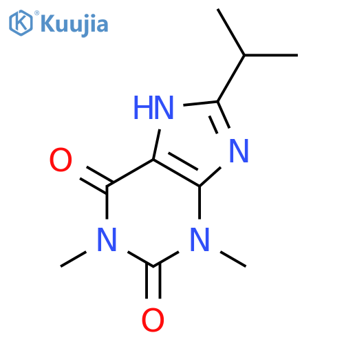 1H-Purine-2,6-dione,3,9-dihydro-1,3-dimethyl-8-(1-methylethyl)- structure