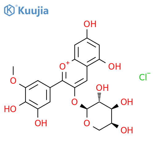 Petunidin-3-O-arabinoside chloride structure