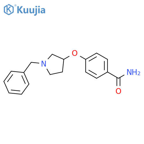 4-(1-Benzylpyrrolidin-3-yloxy)benzamide structure