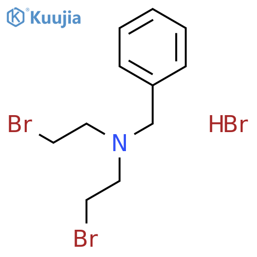 N-Benzyl-2-bromo-N-(2-bromoethyl)ethanamine hydrobromide structure