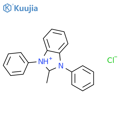 1H-Benzimidazolium, 2-methyl-1,3-diphenyl-, chloride structure