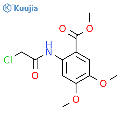 Methyl 2-(Chloroacetyl)amino-4,5-dimethoxybenzoate structure