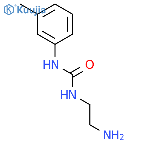 Urea, N-(2-aminoethyl)-N'-(3-methylphenyl)- structure