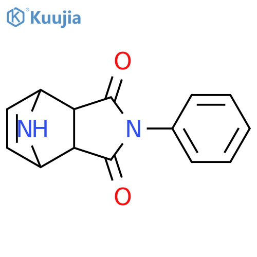 3a,4,7,7a-Tetrahydro-2-phenyl-4,7-imino-1H-isoindole-1,3(2H)-dione structure