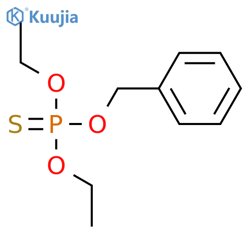Phosphorothioic acid,O,O-diethyl O-(phenylmethyl) ester structure